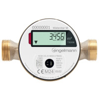 Funk Warm Wasserzähler WaterStar M Q3 = 2,5 (Qn 1,5) DN 15, Bl. 130 mm  3/4" 2025