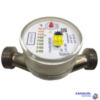 Water meter Lorenz cold surface-mounted Qn 1,5; 130mm, 1" connection thread