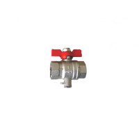 Ball valve 1 (35 mm)+ direct-measuring sensor-connector piece