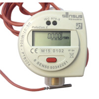 Compact heat meter Sensus PolluCom E, Qn 1,5, 5,2 mm